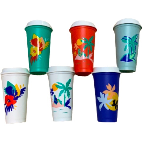 NEW Starbucks Summer 2020 Reusable Hot Cups 16oz